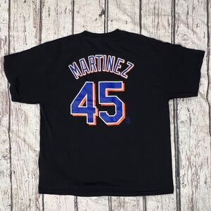 Pedro Martinez New York Mets MLB Baseball Sports Crewneck Tshirt